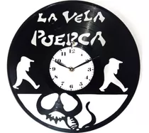 Reloj De Pared En Disco De Vinilo De La Vela Puerca