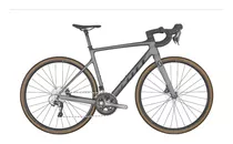 Bicicleta Ruta Scott Addict 40 2023 Carbon 10 Vel Gris