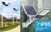 Lampara Led Con Panel Solar  200 Watts 