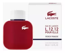 Perfume Eau De Lacoste L.12.12 Pour Elle French Panache 90ml