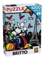 Quebra-cabeça Puzzle P1000 Romero Britto Paris 03746 Grow