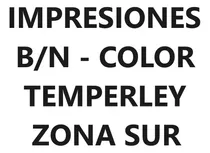 Impresion Bajadas B&n Fotocopia Pdf Word Doc (temperley) 