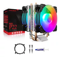 Cooler Duplo Rgb Processador Cpu Fan 90mm Coolmoon Amd Ryzen Intel 775 1150 1151 1155 Am3+ Am4 - Ciclo Digital