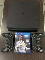 Sony Playstation 4 Slim 1tb 2 Joystick + Fifa 18