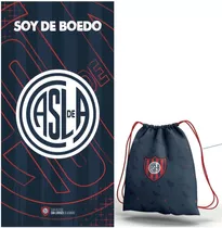 Toallon+mochila Futbol San Lorenzo Casla 70x150cm Microfibra Color Consulte