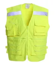 Chaleco Geologo Amarillo Fluor