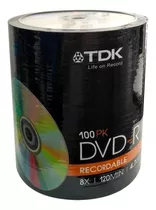 Dvd Tdk Logo -r En Bulk X100 Unid.