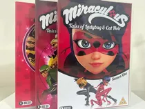 Dvd Miraculous Aventuras Ladybug 1ª 2ª 3ª Temporada + Bonus