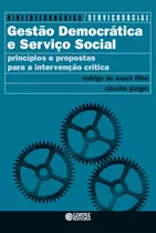 Gestão Democrática E Serviço Social, De Gurgel, Claudio. Cortez Editora E Livraria Ltda, Capa Mole Em Português, 2018