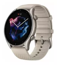 Smartwatch Amazfit Fashion Gtr 3 1.39  Caja De  Aleación De Aluminio  Moonlight Grey, Malla  Moonlight Grey De  Silicona A1971