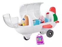 Brinquedo Aviao Da Peppa Pig E Figura Peppa Hasbro F3557 Cor Branco Personagem Avião