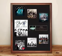 Cnco Cuadro Conmemorativo Discografía Completa Para Colgar