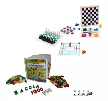 Conjunto Jogos 5x1 + 1000pcs Sacola Alfanumerica