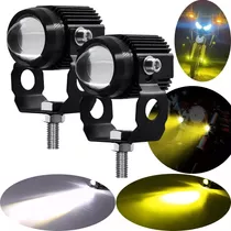 Par Faro Led Exploradora Laser Blanco Amarillo Moto Auto 60w