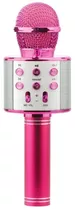 Microfone Karaokê Infantil Com Bluetooth Rosa - Premium 
