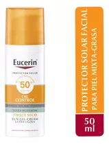 Protector Solar Eucerin Toque Seco De Fps50+ 50ml