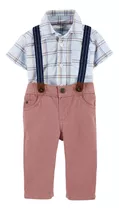 Carters Set 3 Piezas Body Camisa Pantalon Tiradores