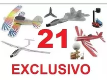 21 Projetos No Total + Aviões Planadores Exclusivo Original