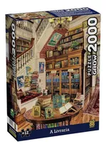 Quebra Cabeça 2000 Peças A Livraria 04096 - Grow