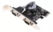 Tarjeta Pci Express 1x 2 Puertos Serial Db9 Rs232 Windows 10