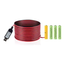 Eliminador De Batería Usb Aaa, Kit De   De 5v 6v Sumin...