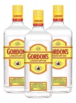 Ginebra Gordon's London Dry Gin 700ml 3 Unidades