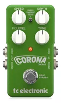 Pedal Efecto Guitarra Tc Electronic Corona Chorus Color Verde