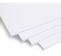  Coroplast Lamina Plastico Corrugado 61 X122 Cm Paq 6 Piezas