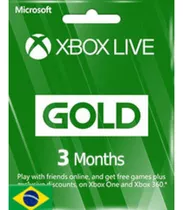 Xbox Live Gold 3 Meses (br)