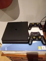 Playstation 4 Slim De 500gb + 2 Joystick Sony Originales 