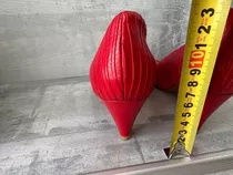 Zapatos Sandalias Tacos Sibyl Vane Rojo Talle 40