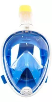 Máscara Panorámica De Buceo Con Vista Al Mar 180° Y Snorkel