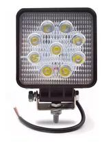 Faro Auxiliar Eversafe 9 Led 27w Off Road 12 Y 24v Cuadrado