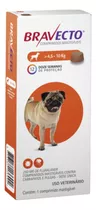 Antipulgas E Carrapatos Bravecto  Cães 4,5 A 10 Kg - 250 Mg