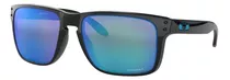 Anteojos De Sol Oakley Holbrook Xl Extra Large Con Marco De O Matter Color Polished Black, Lente Sapphire De Plutonite Prizm, Varilla Polished Black De O Matter - Oo9417