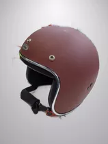 Casco Abierto Vértigo Vintage Bordo Talle M