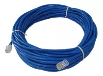 Cabo Rede Internet Cftv 40 Metros 40m Cat5e Azul Antichamas