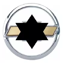 Emblema Mala Corsa Sedan Montana Gravata Dourada