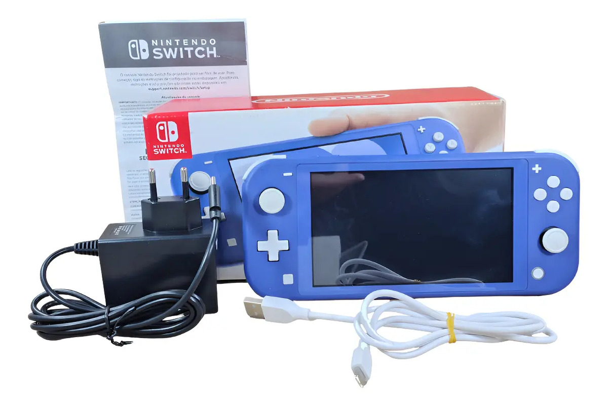 NintendoSwitchLight BLUE 箱付き D_NQ_NP_654323-