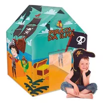 Barraca Infantil Portátil Toca Pirata Da Ilha Camping 3