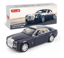 Rolls Royce Escala 1:24 Coleccion, Juguete, Azul Marino Caja
