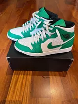 Jordan 1 Mid Verdes Lucky Green