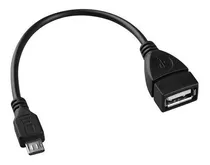 Cable Adaptador Otg Micro Usb A Usb Hembra Tablets Celulares