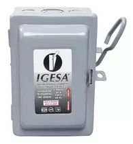 Interruptor De Seguridad 2x30a Igesa + 2 Fusible De 30amp