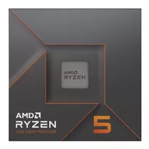 Procesador Gamer Amd Ryzen 5 7600x 100-100000593wof De 6 Núcleos Y  5.3ghz De Frecuencia Con Gráfica Integrada