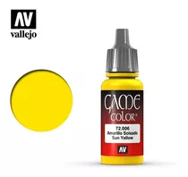 Tinta Sun Yellow 72006 Game Color Vallejo Modelismo