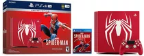 Sony Playstation 4 Pro Cuh-71 1tb Marvel's Spider-man Limited Edition Bundle Color  Amazing Red