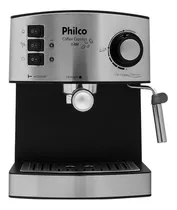 Cafeteira Philco Coffee Express 15bar Filtro Permanente 127v Cor Preto/prata