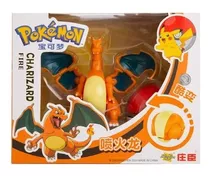 Pokebola Na Caixa De 7cm Com Charizard Articulado 11 Cm B60c