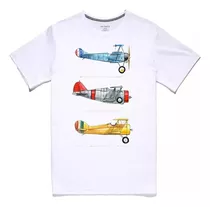 Remera Aviones Vintage Clasico Planos Unisex